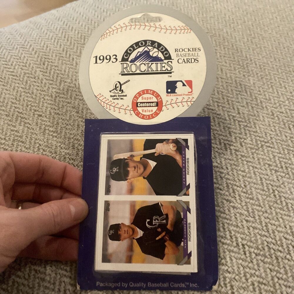 1993 Colorado Rockies Baseball Cards Factory Sealed - Score / Fleer / Upper Deck